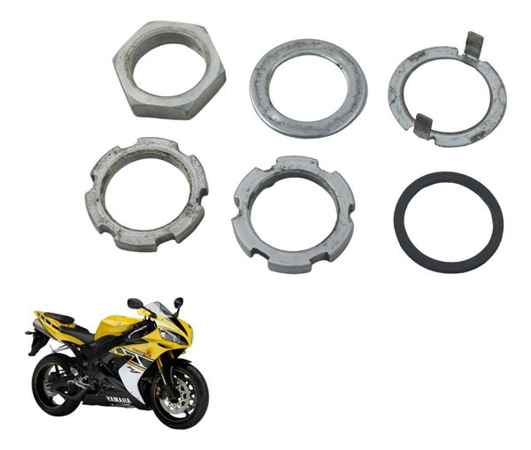 Porca Mesa Superior Yamaha Yzf R1 04-06 Original