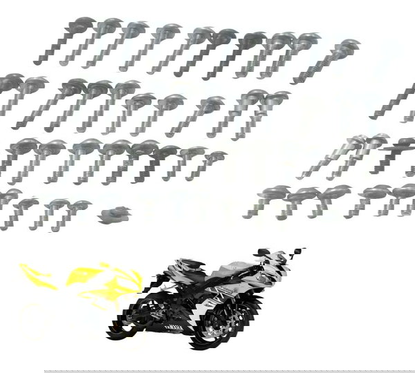 Kit Parafuso Carenagem Yamaha Yzf R1 04-06 Original