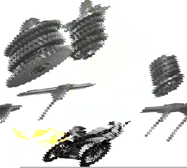 Caixa Marcha Câmbio C/ Avaria Yamaha Yzf R1 04-06 Original