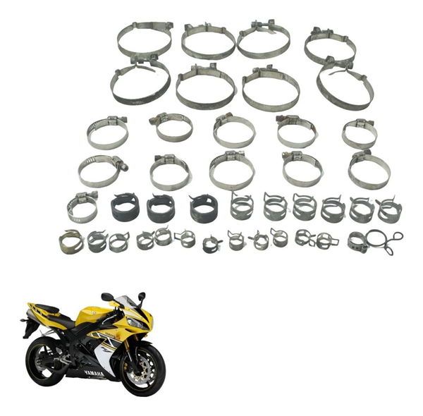 Kit Abraçadeiras Diversas Yamaha Yzf R1 04-06 Original