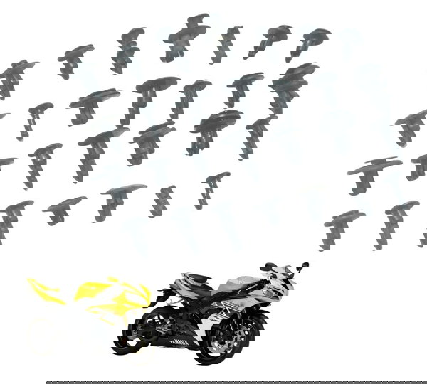 Kit Parafusos Plástico Yamaha Yzf R1 04-06 Original