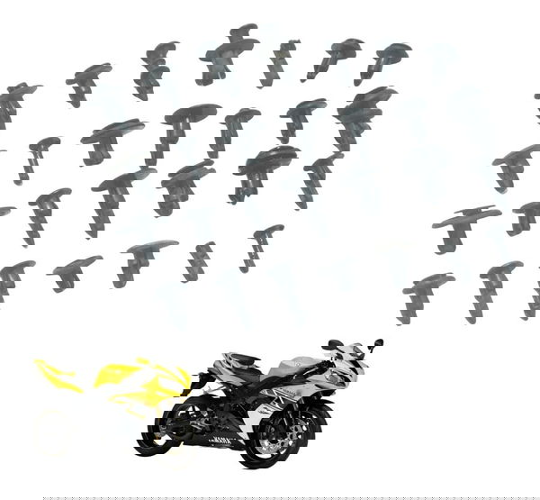 Kit Parafusos Plástico Yamaha Yzf R1 04-06 Original