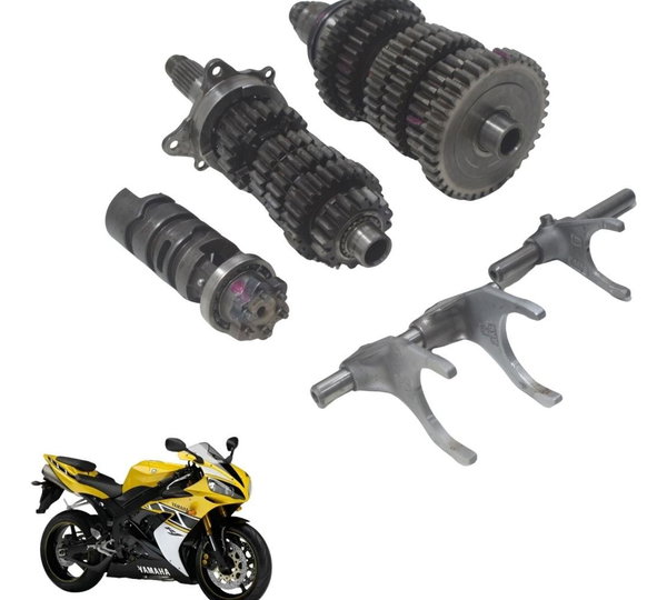 Caixa Marcha Câmbio C/avaria Yamaha Yzf R1 04-06 Original