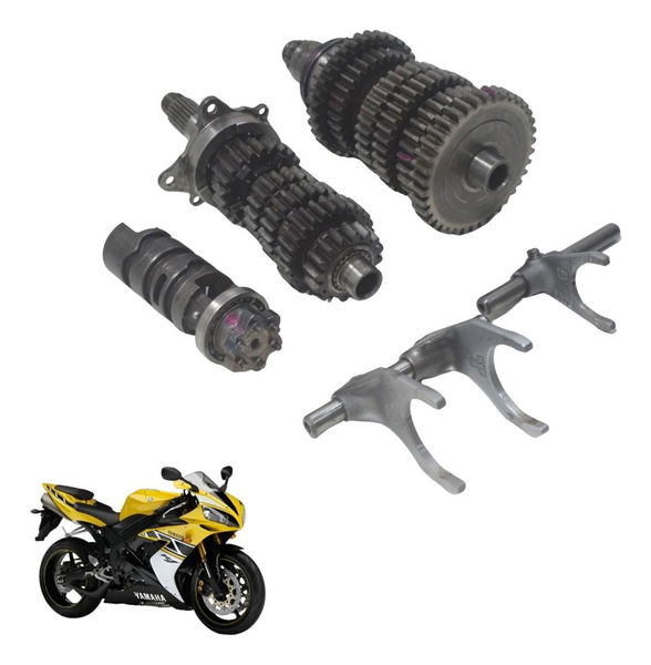 Caixa Marcha Câmbio C/avaria Yamaha Yzf R1 04-06 Original