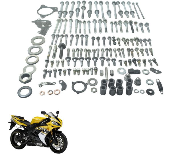 Kit Parafusos Motor Yamaha Yzf R1 04-06 Original