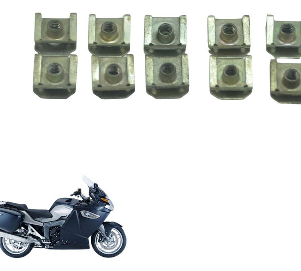 Kit C/ 10 Presilhas Carenagem Bmw K 1300 Gt 09-10 Original