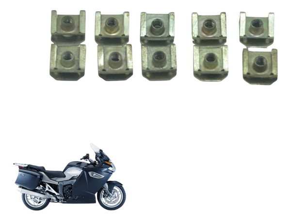 Kit C/ 10 Presilhas Carenagem Bmw K 1300 Gt 09-10 Original