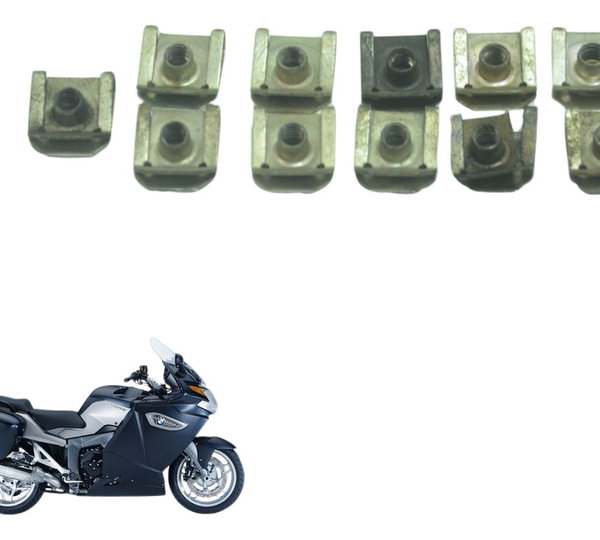 Kit C/ 11 Presilhas Carenagem Bmw K 1300 Gt 09-10 Original