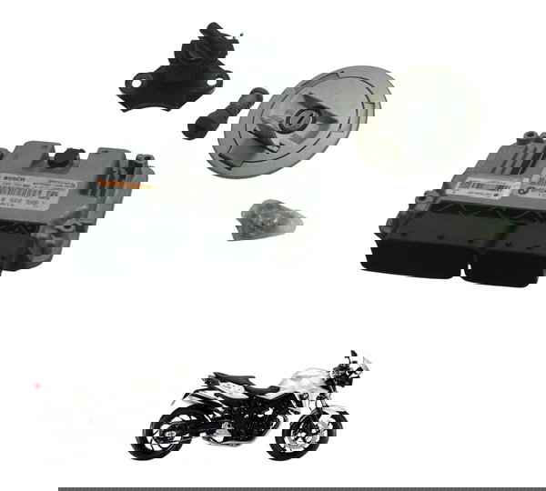 Kit Chave Ignição Code Bmw F 800 R 10-14 Original