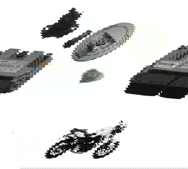 Kit Chave Ignição Code Bmw F 800 R 10-14 Original