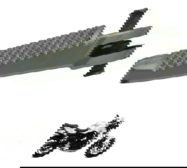 Pedaleira Dianteira Esq C/ Detalhes Bmw F 800 R 10-14 Orig