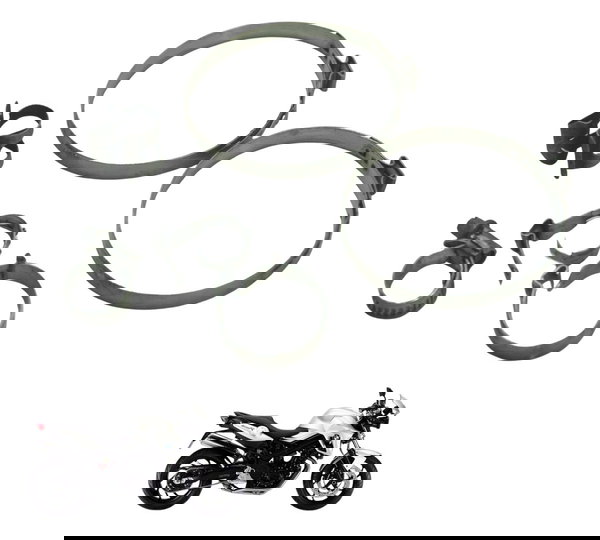 Kit Abraçadeiras Diversas Bmw F 800 R 10-14 Original