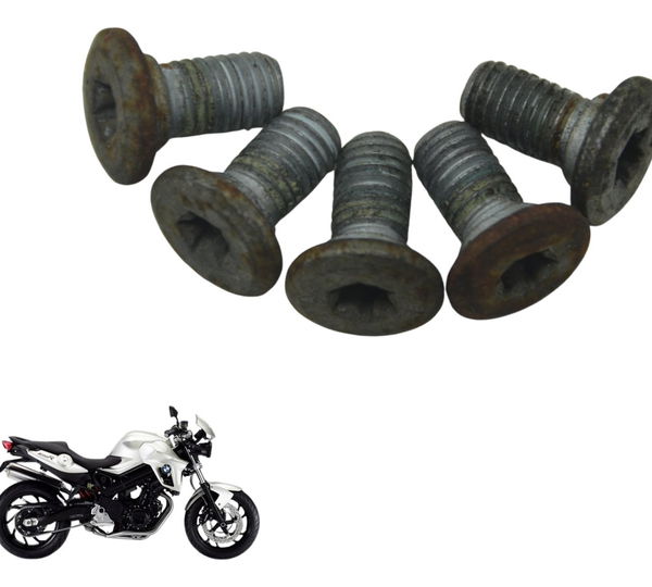Jogo Parafuso Disco Freio Traseiro Bmw F 800 R 10-14 Orig
