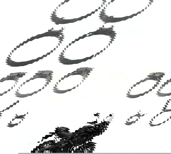 Kit Abraçadeiras Diversas Kawasaki Versys 650 10-14 Original