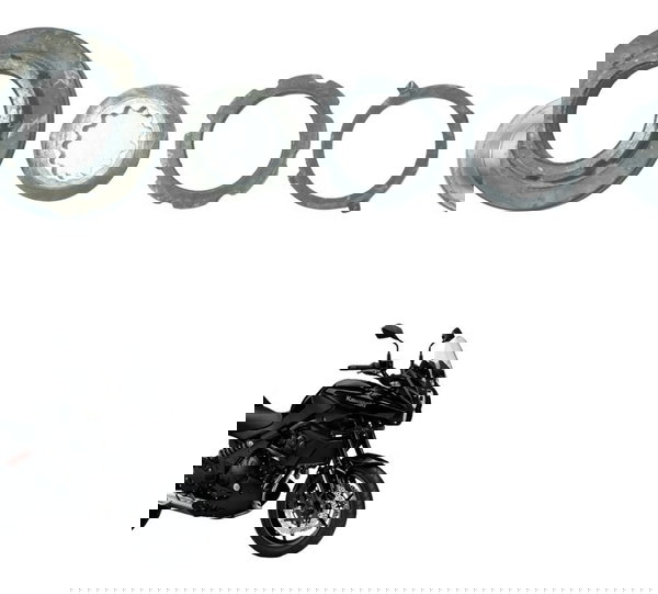 Jogo Porca Mesa Kawasaki Versys 650 10-14 Original