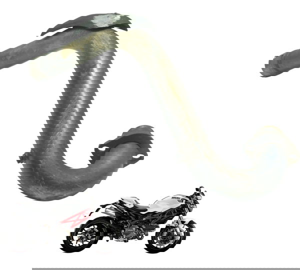 Curva Escape C/ Detalhes Ducati Monster 796 13-15 Original