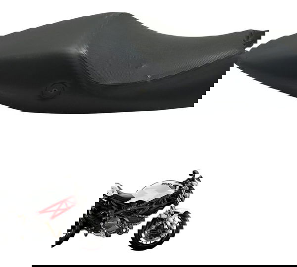 Banco C/ Detalhes Ducati Monster 796 13-15 Original Preto