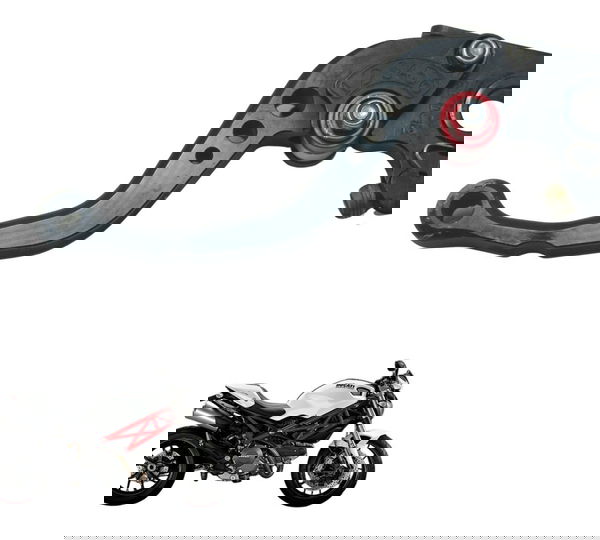 Manete Freio C/ Avaria Esportivo Ducati Monster 796 13-15