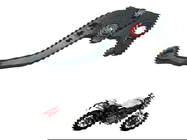 Manete Freio C/ Avaria Esportivo Ducati Monster 796 13-15