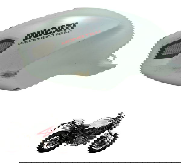 Carenagem Aba Tanque Esq C/ Detal Ducati Monster 796 13-15