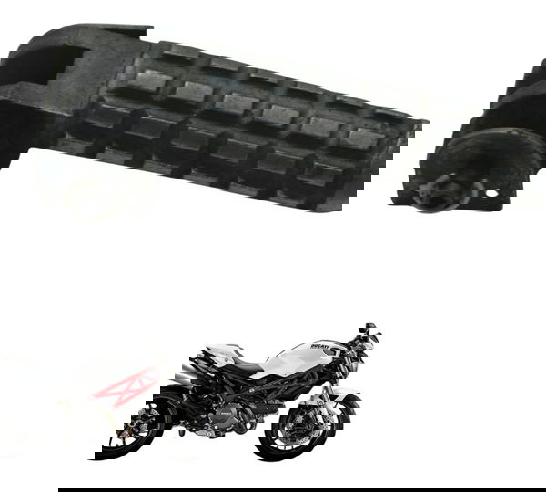 Pedaleira Traseira Esquerda Ducati Monster 796 13-15 Orig