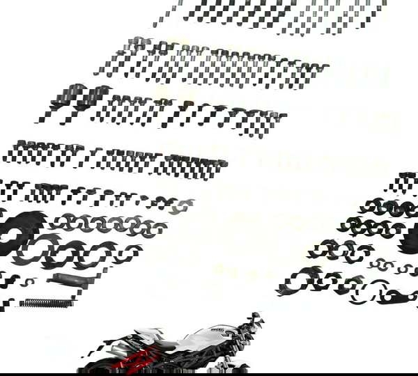 Kit Parafuso Motor Diversos Ducati Monster 796 13-15 Orig