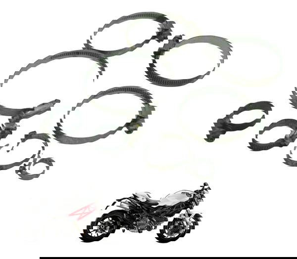 Kit Abraçadeiras Ducati Monster 796 13-15 Original