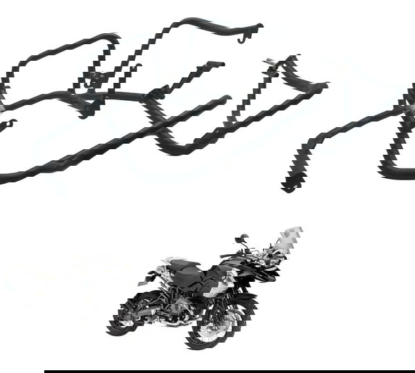 Par Protetor Carenagem Paralelo Bmw R 1200 Gs 08-12