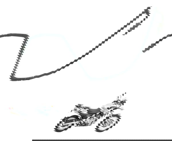 Flexível Freio Abs Traseiro Bmw F 650 Gs 03-07 Original