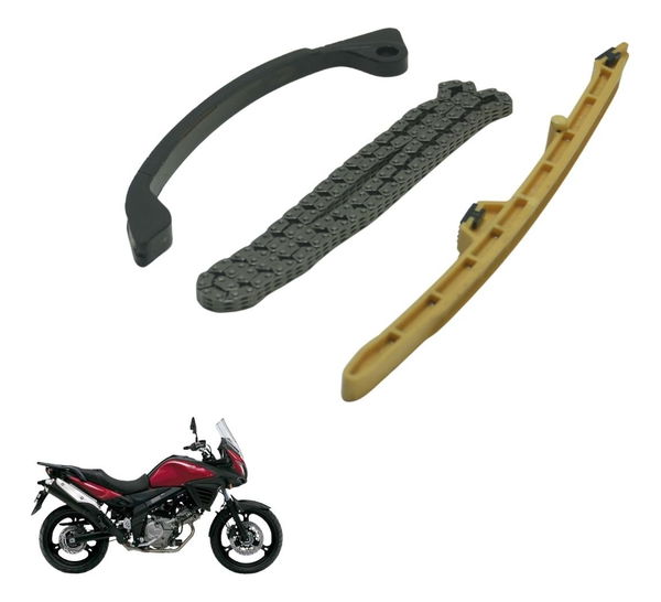 Kit Guia Tensor Corrente Comando Suzuki Dl 650 V Strom 14-17