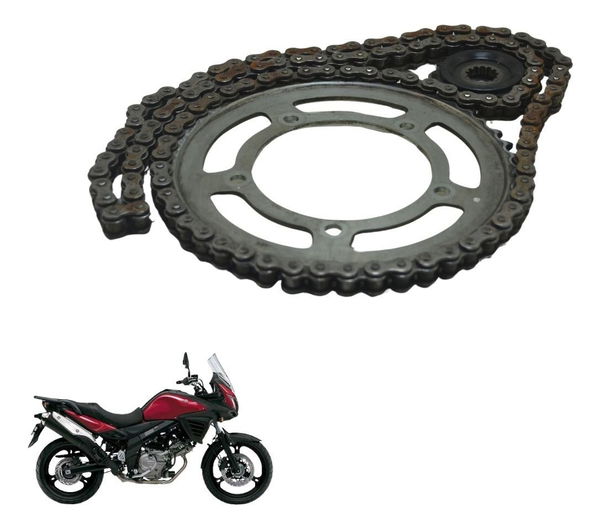 Kit Relação Suzuki Dl 650 V Strom 14-17 Original