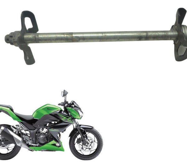 Eixo Roda Traseira Kawasaki Z 300 13-18 Original