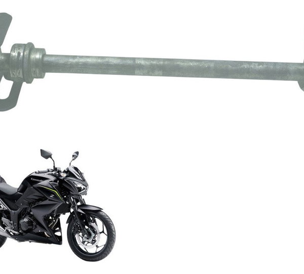 Eixo Roda Traseira Kawasaki Z 300 13-18 Original