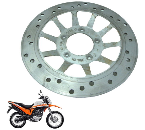 Disco Freio Dianteiro 3,82mm Honda Nxr 160 Bros 15-23 Orig