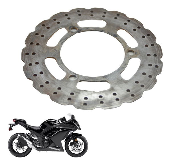 Disco Freio Traseiro C/ Avaria Kawasaki Ninja 300 13-18 Orig