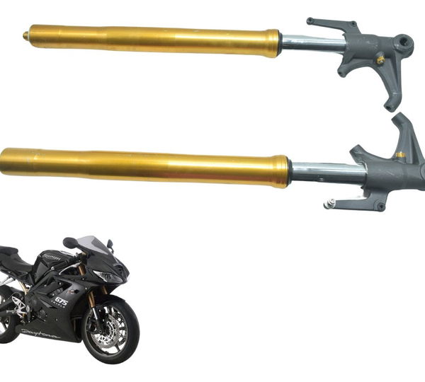 Par Bengalas C/ Detalhes Triumph Daytona 675r 09-12 Original