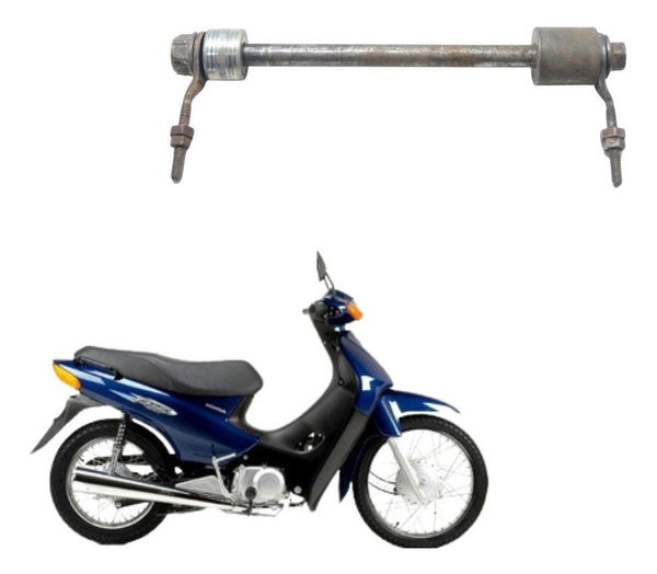 Eixo Roda Traseira Honda Biz 100 Es 02-05 Original