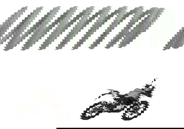 Mola Amortecedor Traseiro Bmw G 310 Gs 17-20 Original