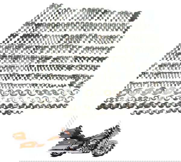 Kit Parafuso Diverso Harley Touring Electra Glide 14-17 Orig