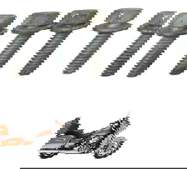 Kit 5 Parafusos Carenagem Harley Touring Electra Glide 14-17