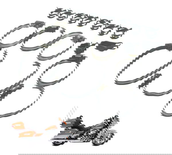 Kit Abraçadeira Diversas Harley Touring Electra Glide 14-17