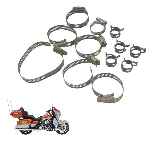 Kit Abraçadeira Diversas Harley Touring Electra Glide 14-17