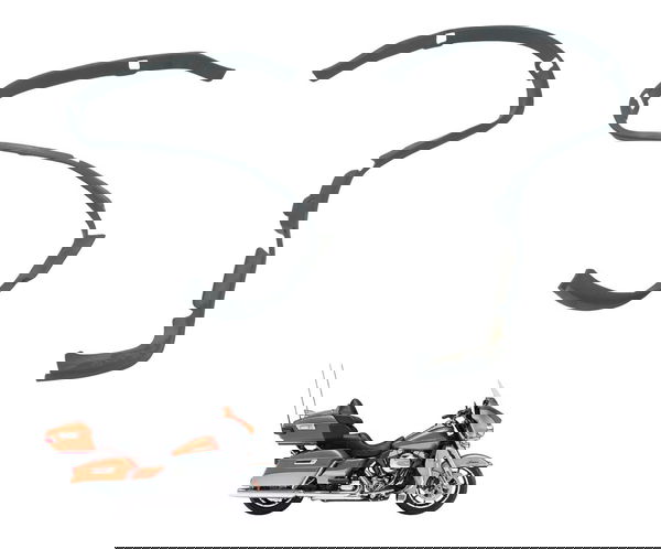 Par Borracha Morcegão Harley Touring Electra Glide 14-17