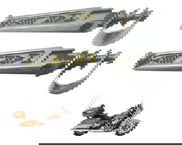 Par Pedaleira Descans Pés Harley Touring Electra Glide 14-17