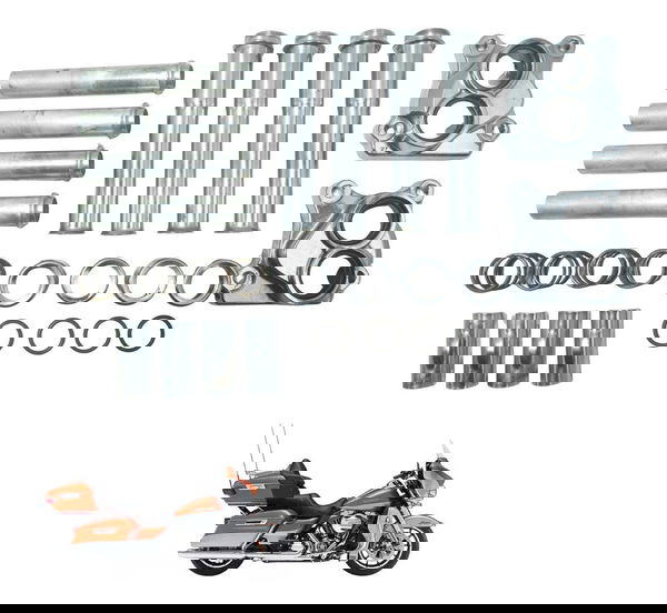 Jogo Capa Vareta Válvula Harley Touring Electra Glide 14-17