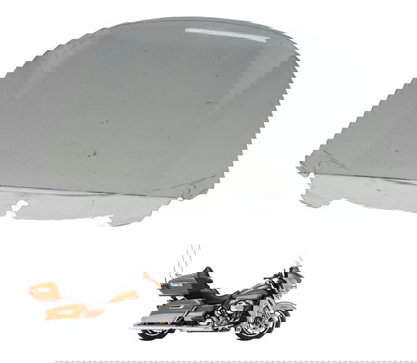 Parabrisa Bolha C/ Detal Harley Touring Electra Glide 14-17