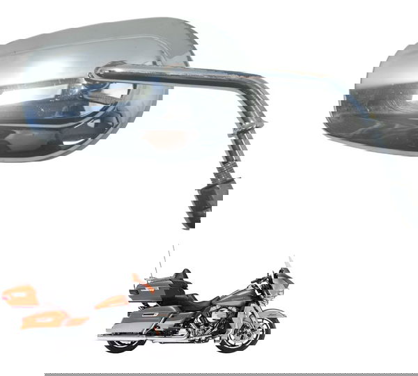 Espelho Retro Dir C/detal Harley Touring Electra Glide 14-17