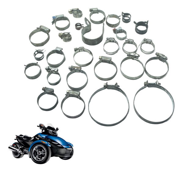 Kit Abraçadeiras Diversas Can-am Spyder Rs Sm5 2010 Abdeckun