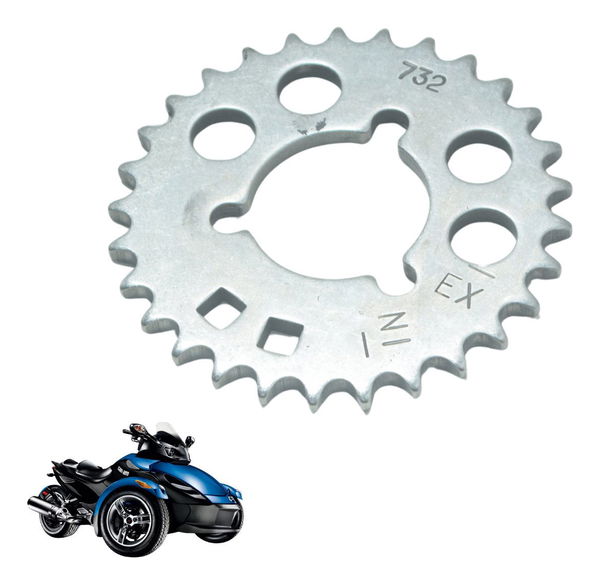 Engrenagem Cabeçote Brp Can Am Spyder 990rs 08-09 Original