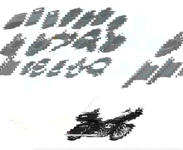 Abraçadeiras Plásticas Harley Road Glide Touring 17-19 Orig